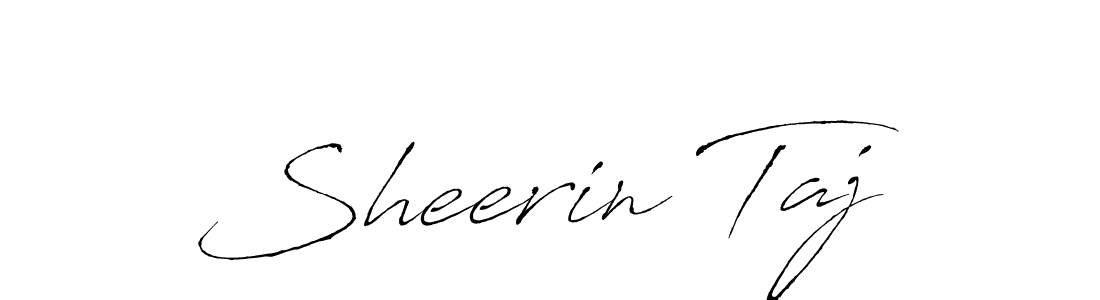 Sheerin Taj stylish signature style. Best Handwritten Sign (Antro_Vectra) for my name. Handwritten Signature Collection Ideas for my name Sheerin Taj. Sheerin Taj signature style 6 images and pictures png