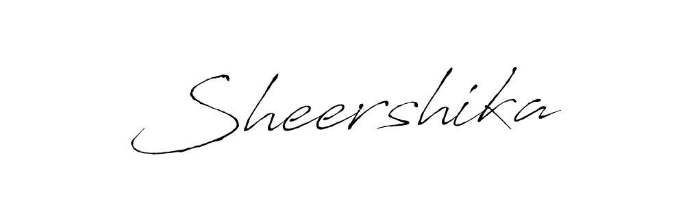 Design your own signature with our free online signature maker. With this signature software, you can create a handwritten (Antro_Vectra) signature for name Sheershika. Sheershika signature style 6 images and pictures png