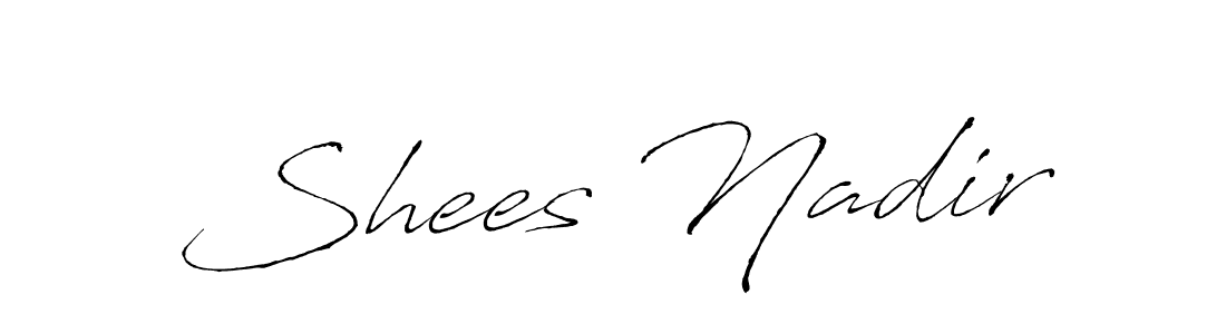 You should practise on your own different ways (Antro_Vectra) to write your name (Shees Nadir) in signature. don't let someone else do it for you. Shees Nadir signature style 6 images and pictures png