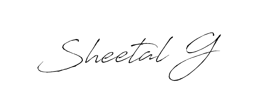 Also You can easily find your signature by using the search form. We will create Sheetal G name handwritten signature images for you free of cost using Antro_Vectra sign style. Sheetal G signature style 6 images and pictures png