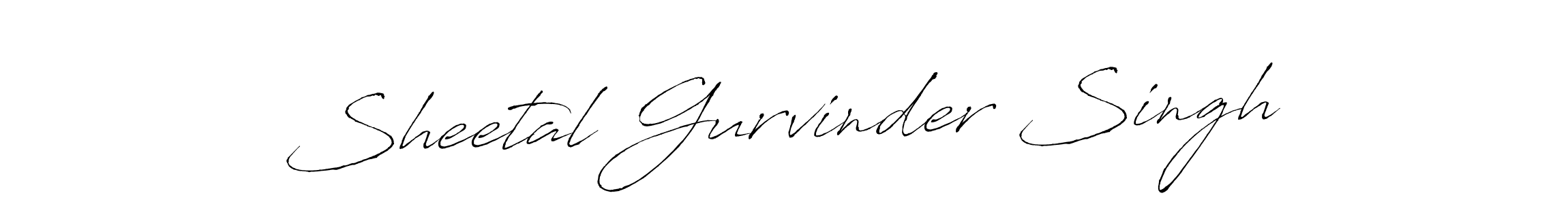 Design your own signature with our free online signature maker. With this signature software, you can create a handwritten (Antro_Vectra) signature for name Sheetal Gurvinder Singh. Sheetal Gurvinder Singh signature style 6 images and pictures png