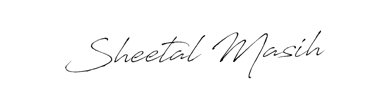 The best way (Antro_Vectra) to make a short signature is to pick only two or three words in your name. The name Sheetal Masih include a total of six letters. For converting this name. Sheetal Masih signature style 6 images and pictures png