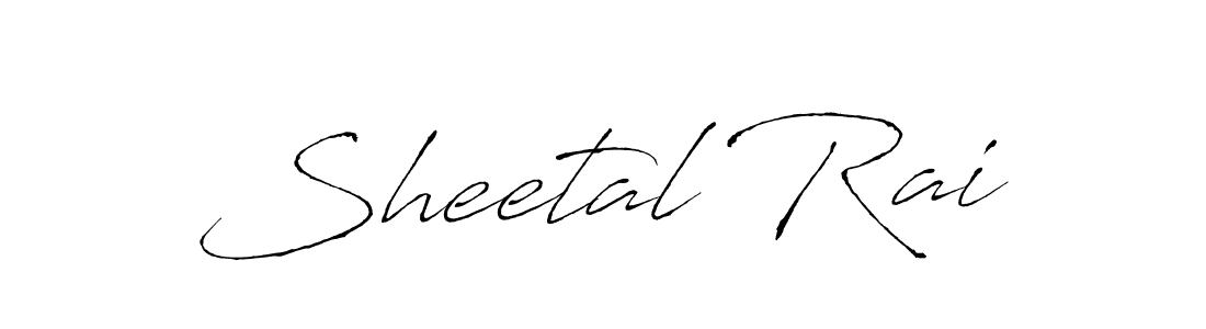 Create a beautiful signature design for name Sheetal Rai. With this signature (Antro_Vectra) fonts, you can make a handwritten signature for free. Sheetal Rai signature style 6 images and pictures png