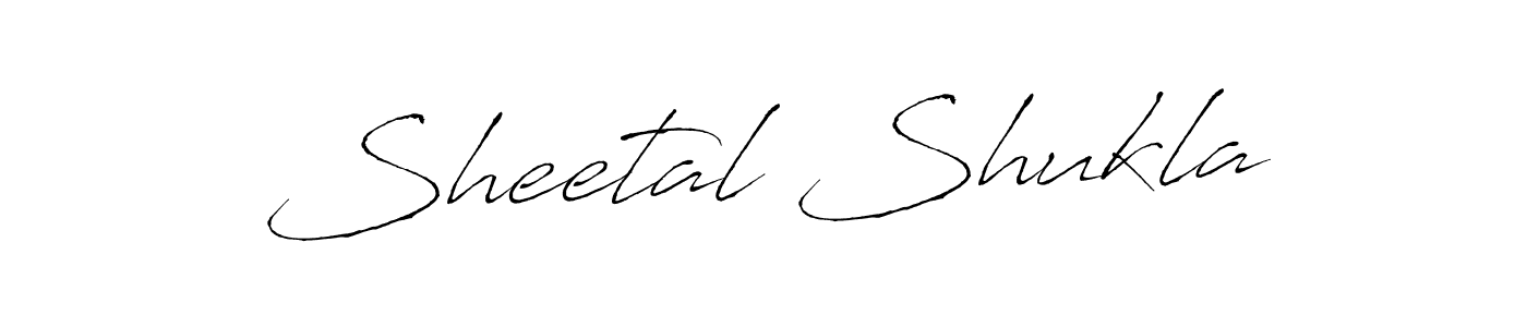 You should practise on your own different ways (Antro_Vectra) to write your name (Sheetal Shukla) in signature. don't let someone else do it for you. Sheetal Shukla signature style 6 images and pictures png