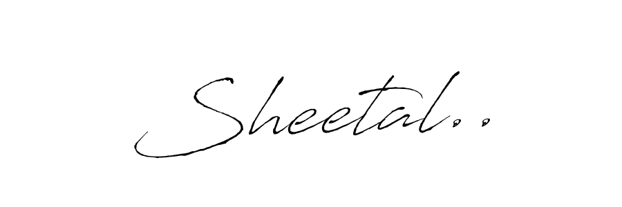 Create a beautiful signature design for name Sheetal... With this signature (Antro_Vectra) fonts, you can make a handwritten signature for free. Sheetal.. signature style 6 images and pictures png