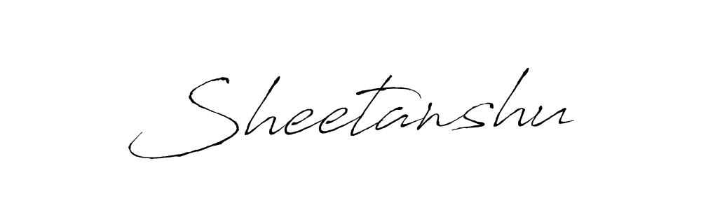 Also we have Sheetanshu name is the best signature style. Create professional handwritten signature collection using Antro_Vectra autograph style. Sheetanshu signature style 6 images and pictures png