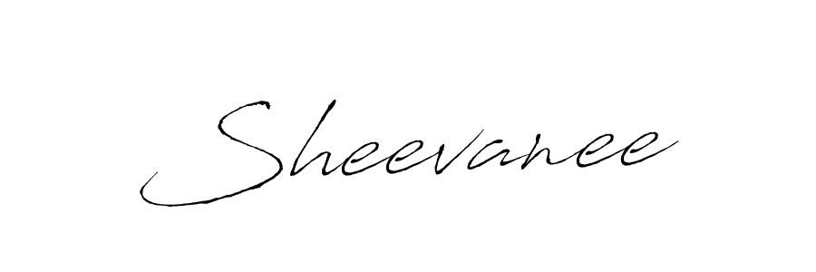 Create a beautiful signature design for name Sheevanee. With this signature (Antro_Vectra) fonts, you can make a handwritten signature for free. Sheevanee signature style 6 images and pictures png