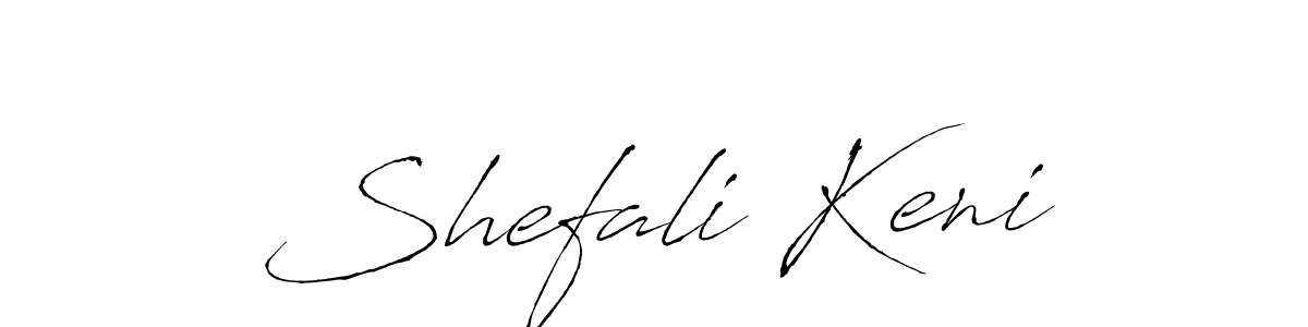 Also You can easily find your signature by using the search form. We will create Shefali Keni name handwritten signature images for you free of cost using Antro_Vectra sign style. Shefali Keni signature style 6 images and pictures png