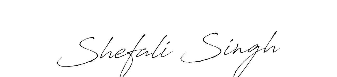 Shefali Singh stylish signature style. Best Handwritten Sign (Antro_Vectra) for my name. Handwritten Signature Collection Ideas for my name Shefali Singh. Shefali Singh signature style 6 images and pictures png