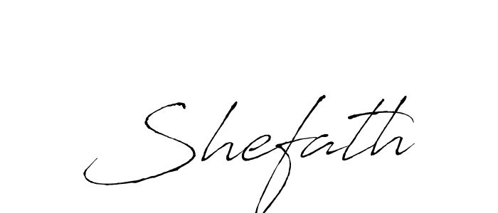 Make a beautiful signature design for name Shefath. With this signature (Antro_Vectra) style, you can create a handwritten signature for free. Shefath signature style 6 images and pictures png