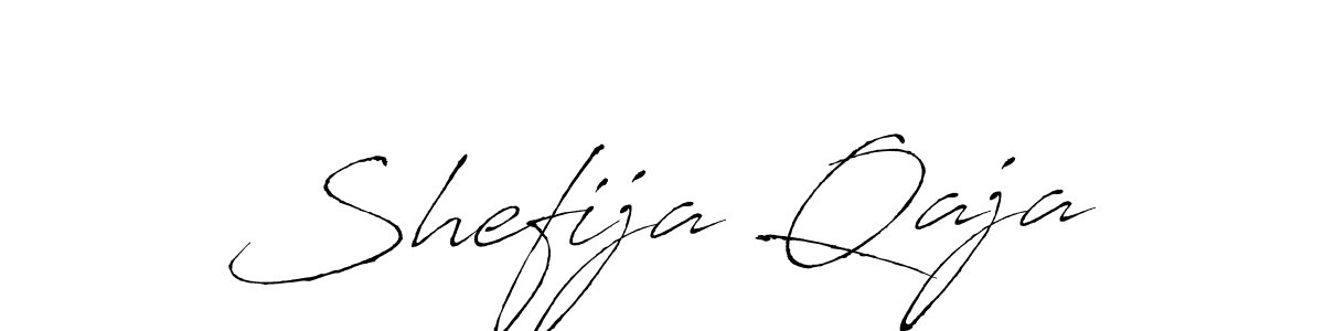 Create a beautiful signature design for name Shefija Qaja. With this signature (Antro_Vectra) fonts, you can make a handwritten signature for free. Shefija Qaja signature style 6 images and pictures png