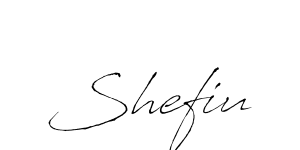 The best way (Antro_Vectra) to make a short signature is to pick only two or three words in your name. The name Shefiu include a total of six letters. For converting this name. Shefiu signature style 6 images and pictures png