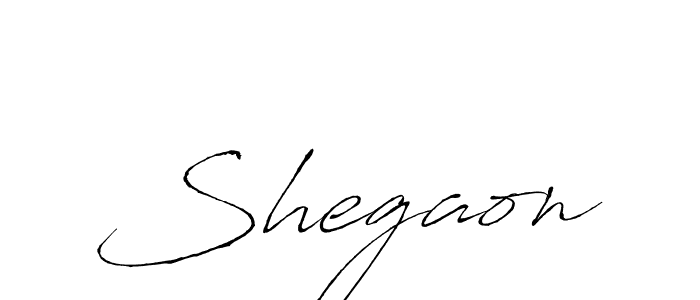 Design your own signature with our free online signature maker. With this signature software, you can create a handwritten (Antro_Vectra) signature for name Shegaon. Shegaon signature style 6 images and pictures png