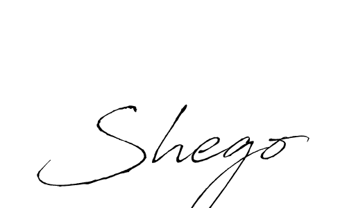 Design your own signature with our free online signature maker. With this signature software, you can create a handwritten (Antro_Vectra) signature for name Shego. Shego signature style 6 images and pictures png