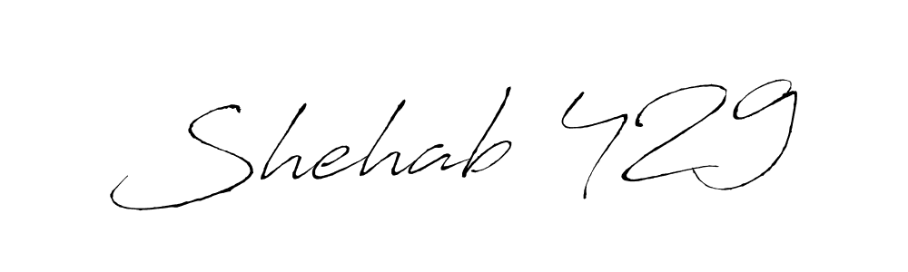 Design your own signature with our free online signature maker. With this signature software, you can create a handwritten (Antro_Vectra) signature for name Shehab 429. Shehab 429 signature style 6 images and pictures png