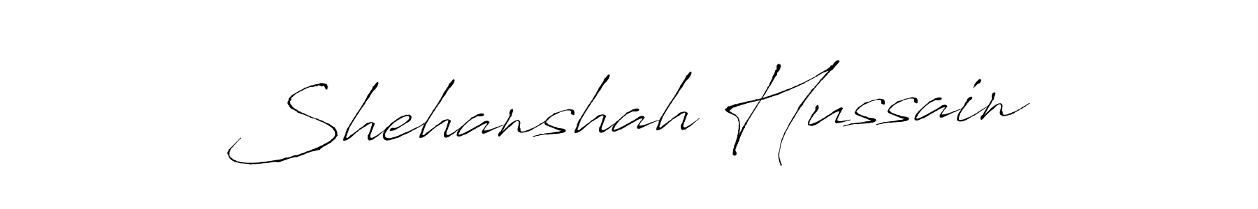 It looks lik you need a new signature style for name Shehanshah Hussain. Design unique handwritten (Antro_Vectra) signature with our free signature maker in just a few clicks. Shehanshah Hussain signature style 6 images and pictures png