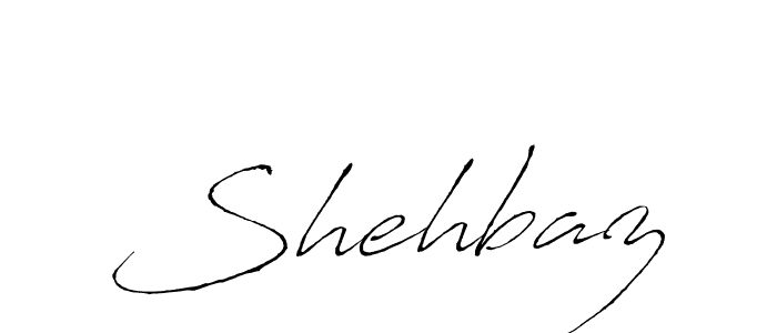 Use a signature maker to create a handwritten signature online. With this signature software, you can design (Antro_Vectra) your own signature for name Shehbaz. Shehbaz signature style 6 images and pictures png
