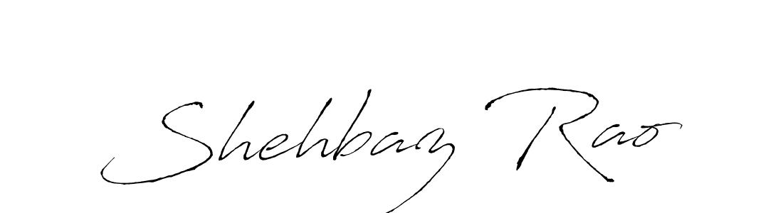 Make a beautiful signature design for name Shehbaz Rao. With this signature (Antro_Vectra) style, you can create a handwritten signature for free. Shehbaz Rao signature style 6 images and pictures png