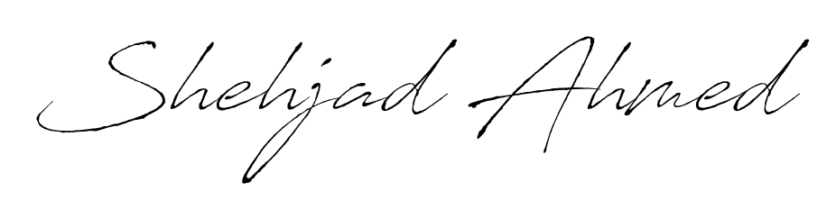 Create an unforgettable impression when signing with Shehjad Ahmed name styled in Antro_Vectra typography. 100% free online generator. Shehjad Ahmed signature style 6 images and pictures png