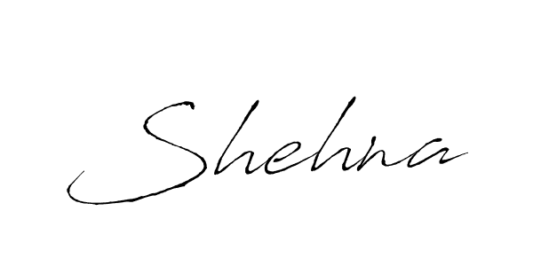 Use a signature maker to create a handwritten signature online. With this signature software, you can design (Antro_Vectra) your own signature for name Shehna. Shehna signature style 6 images and pictures png