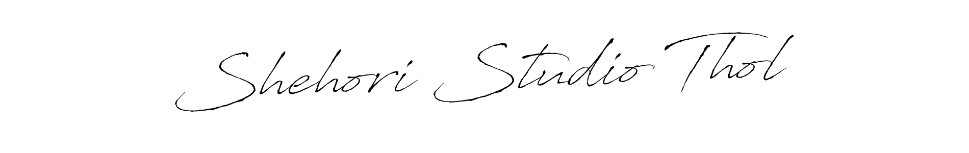 Also we have Shehori Studio Thol name is the best signature style. Create professional handwritten signature collection using Antro_Vectra autograph style. Shehori Studio Thol signature style 6 images and pictures png