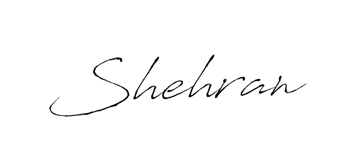 Design your own signature with our free online signature maker. With this signature software, you can create a handwritten (Antro_Vectra) signature for name Shehran. Shehran signature style 6 images and pictures png