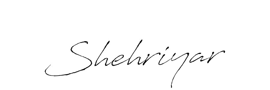 How to make Shehriyar name signature. Use Antro_Vectra style for creating short signs online. This is the latest handwritten sign. Shehriyar signature style 6 images and pictures png