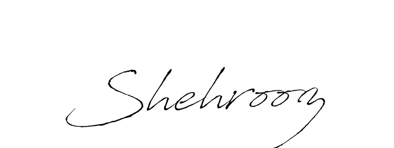 Make a beautiful signature design for name Shehrooz. With this signature (Antro_Vectra) style, you can create a handwritten signature for free. Shehrooz signature style 6 images and pictures png