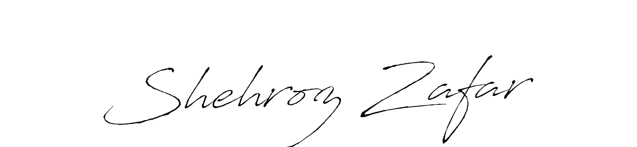 Use a signature maker to create a handwritten signature online. With this signature software, you can design (Antro_Vectra) your own signature for name Shehroz Zafar. Shehroz Zafar signature style 6 images and pictures png