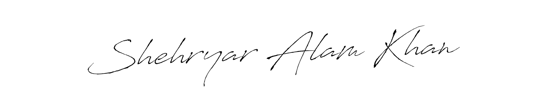 How to make Shehryar Alam Khan signature? Antro_Vectra is a professional autograph style. Create handwritten signature for Shehryar Alam Khan name. Shehryar Alam Khan signature style 6 images and pictures png