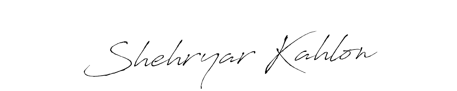 Similarly Antro_Vectra is the best handwritten signature design. Signature creator online .You can use it as an online autograph creator for name Shehryar Kahlon. Shehryar Kahlon signature style 6 images and pictures png