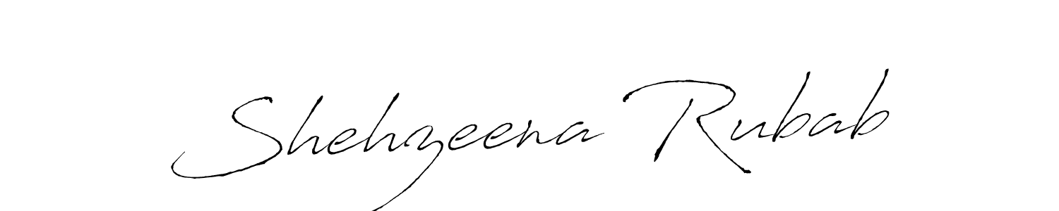 How to make Shehzeena Rubab signature? Antro_Vectra is a professional autograph style. Create handwritten signature for Shehzeena Rubab name. Shehzeena Rubab signature style 6 images and pictures png