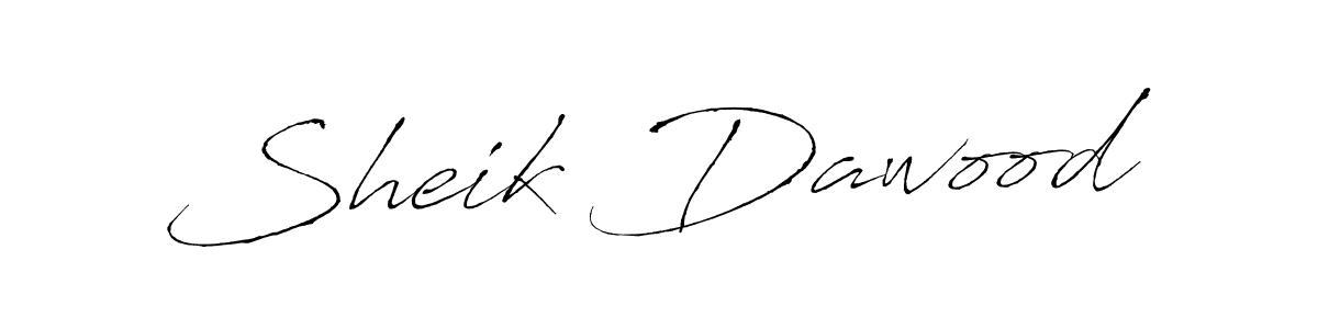 Use a signature maker to create a handwritten signature online. With this signature software, you can design (Antro_Vectra) your own signature for name Sheik Dawood. Sheik Dawood signature style 6 images and pictures png