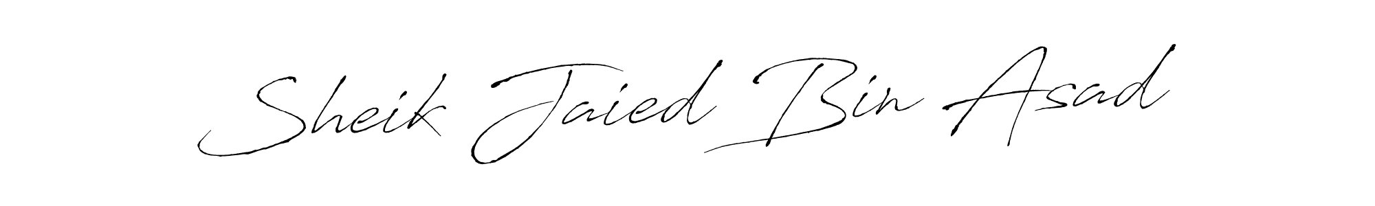 Make a beautiful signature design for name Sheik Jaied Bin Asad. Use this online signature maker to create a handwritten signature for free. Sheik Jaied Bin Asad signature style 6 images and pictures png