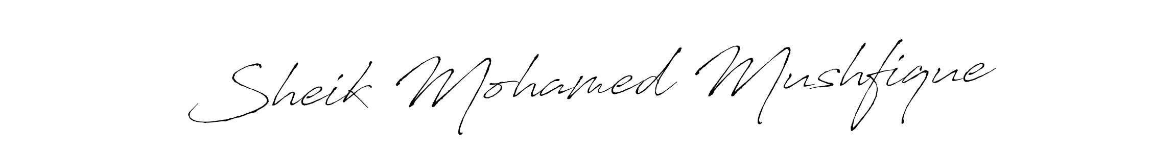 You should practise on your own different ways (Antro_Vectra) to write your name (Sheik Mohamed Mushfique) in signature. don't let someone else do it for you. Sheik Mohamed Mushfique signature style 6 images and pictures png