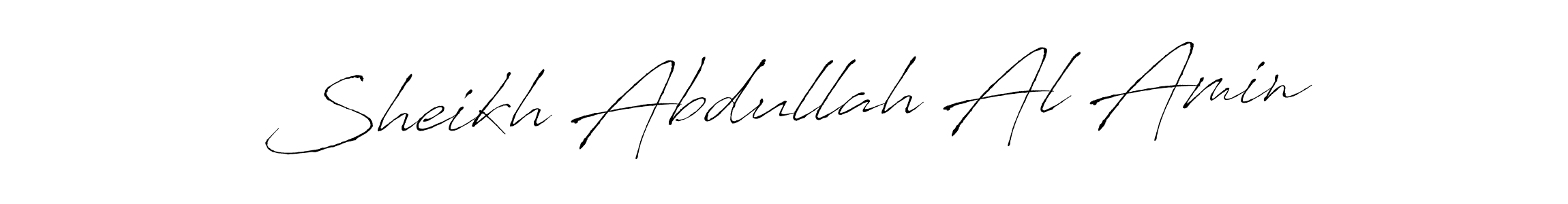The best way (Antro_Vectra) to make a short signature is to pick only two or three words in your name. The name Sheikh Abdullah Al Amin include a total of six letters. For converting this name. Sheikh Abdullah Al Amin signature style 6 images and pictures png