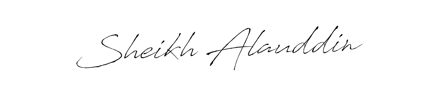 Also we have Sheikh Alauddin name is the best signature style. Create professional handwritten signature collection using Antro_Vectra autograph style. Sheikh Alauddin signature style 6 images and pictures png