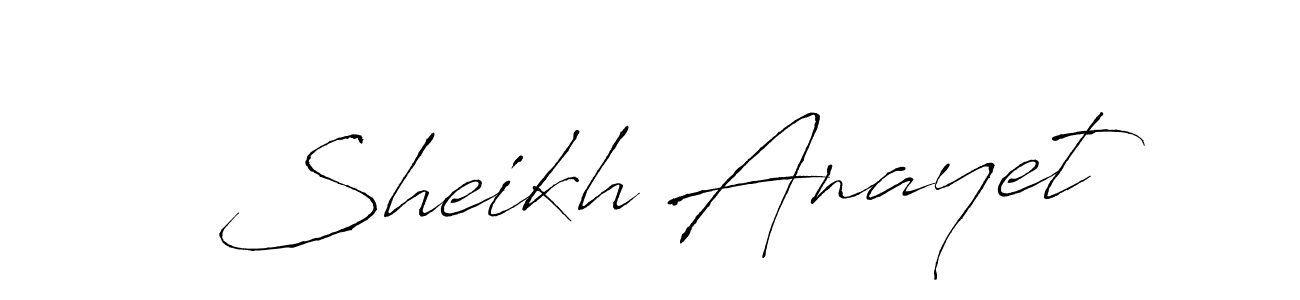 if you are searching for the best signature style for your name Sheikh Anayet. so please give up your signature search. here we have designed multiple signature styles  using Antro_Vectra. Sheikh Anayet signature style 6 images and pictures png