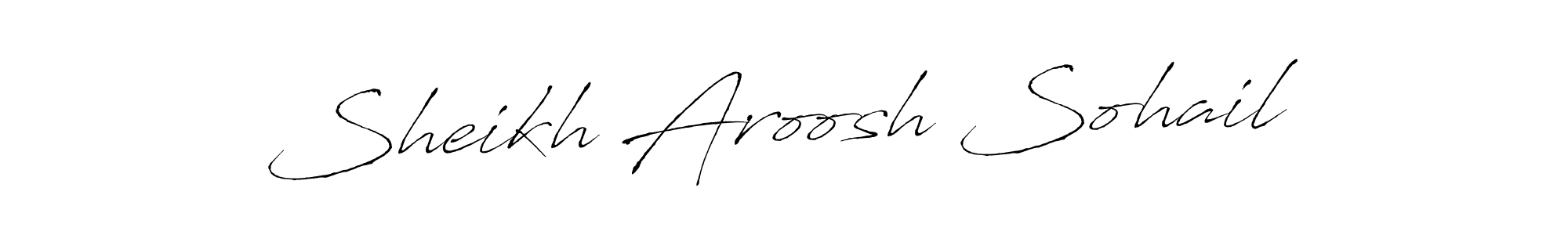 Here are the top 10 professional signature styles for the name Sheikh Aroosh Sohail. These are the best autograph styles you can use for your name. Sheikh Aroosh Sohail signature style 6 images and pictures png