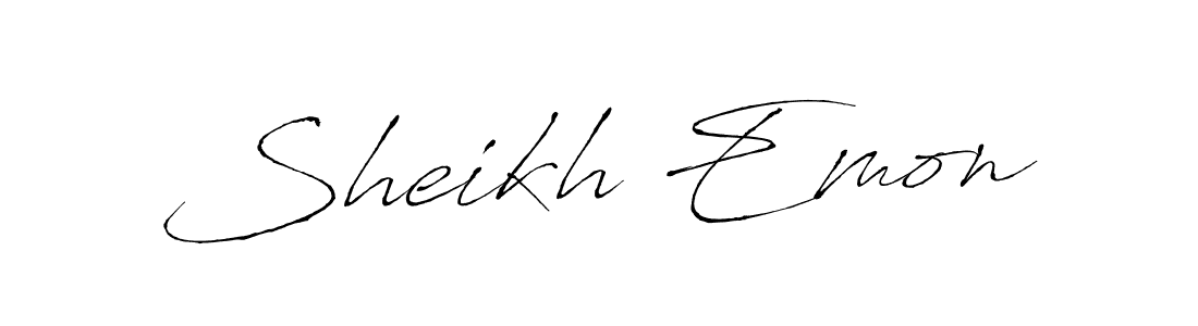 Make a beautiful signature design for name Sheikh Emon. Use this online signature maker to create a handwritten signature for free. Sheikh Emon signature style 6 images and pictures png