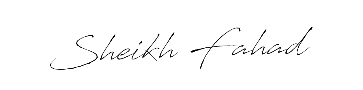 Also we have Sheikh Fahad name is the best signature style. Create professional handwritten signature collection using Antro_Vectra autograph style. Sheikh Fahad signature style 6 images and pictures png