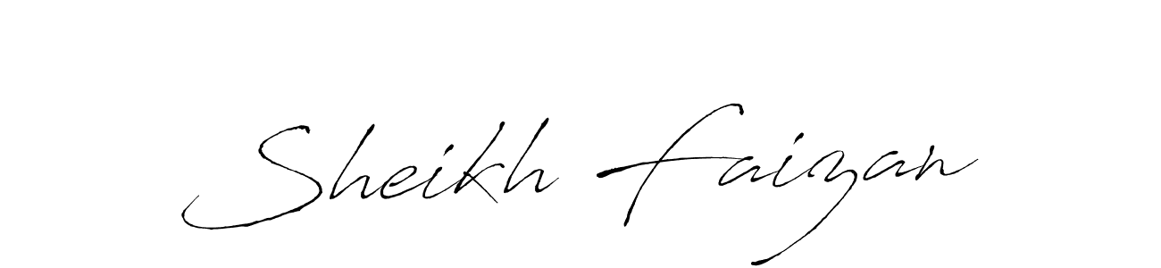How to make Sheikh Faizan signature? Antro_Vectra is a professional autograph style. Create handwritten signature for Sheikh Faizan name. Sheikh Faizan signature style 6 images and pictures png