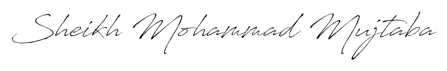 Practice writing Sheikh Mohammad Mujtaba with the flow of Antro_Vectra lettering. A fantastic source of inspiration for developing your personal signature style. Sheikh Mohammad Mujtaba signature style 6 images and pictures png
