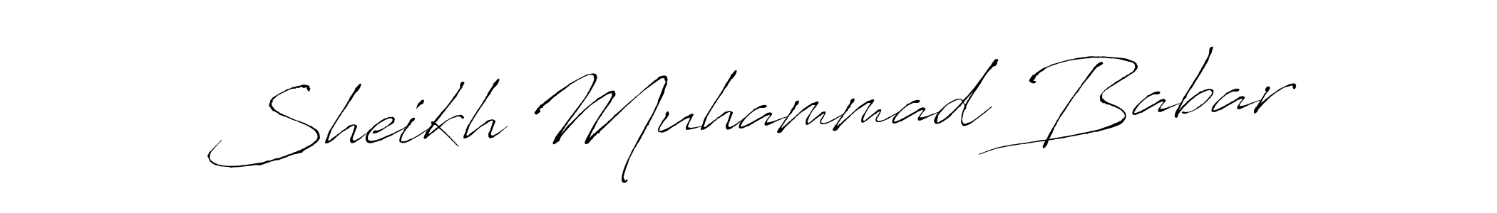 Here are the top 10 professional signature styles for the name Sheikh Muhammad Babar. These are the best autograph styles you can use for your name. Sheikh Muhammad Babar signature style 6 images and pictures png