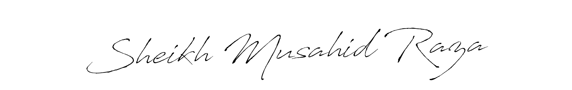 Also we have Sheikh Musahid Raza name is the best signature style. Create professional handwritten signature collection using Antro_Vectra autograph style. Sheikh Musahid Raza signature style 6 images and pictures png