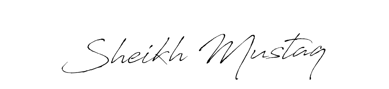 The best way (Antro_Vectra) to make a short signature is to pick only two or three words in your name. The name Sheikh Mustaq include a total of six letters. For converting this name. Sheikh Mustaq signature style 6 images and pictures png
