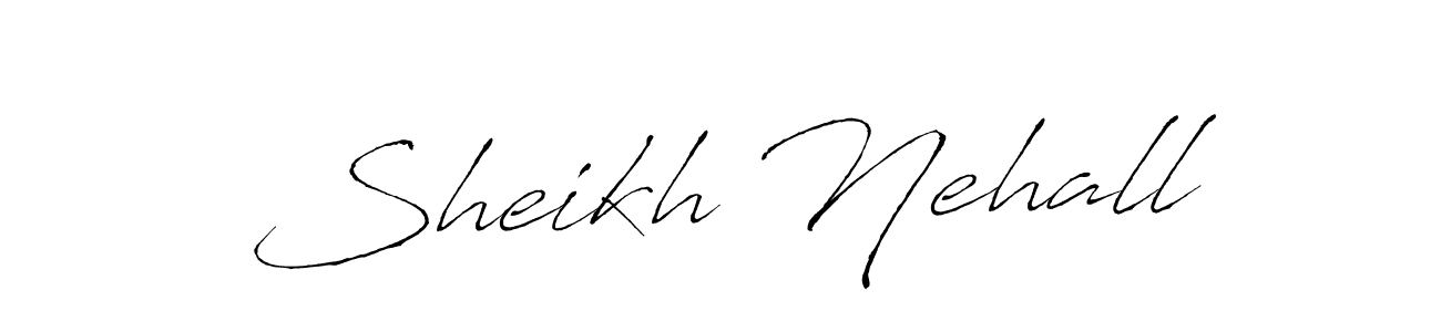 This is the best signature style for the Sheikh Nehall name. Also you like these signature font (Antro_Vectra). Mix name signature. Sheikh Nehall signature style 6 images and pictures png