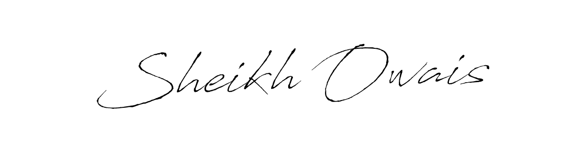 Antro_Vectra is a professional signature style that is perfect for those who want to add a touch of class to their signature. It is also a great choice for those who want to make their signature more unique. Get Sheikh Owais name to fancy signature for free. Sheikh Owais signature style 6 images and pictures png