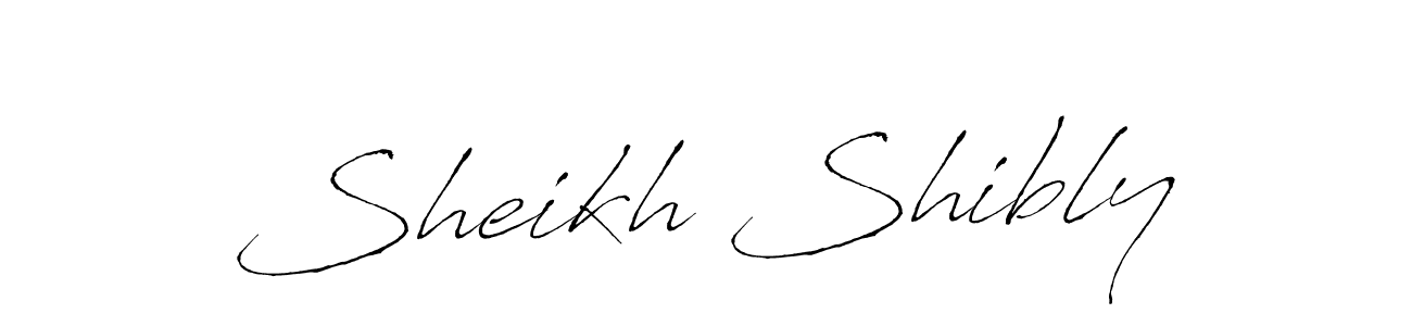 You should practise on your own different ways (Antro_Vectra) to write your name (Sheikh Shibly) in signature. don't let someone else do it for you. Sheikh Shibly signature style 6 images and pictures png