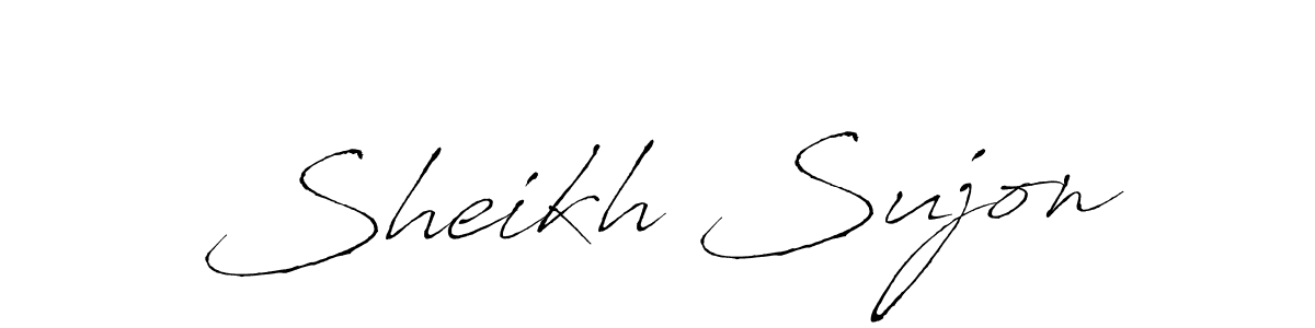 Sheikh Sujon stylish signature style. Best Handwritten Sign (Antro_Vectra) for my name. Handwritten Signature Collection Ideas for my name Sheikh Sujon. Sheikh Sujon signature style 6 images and pictures png